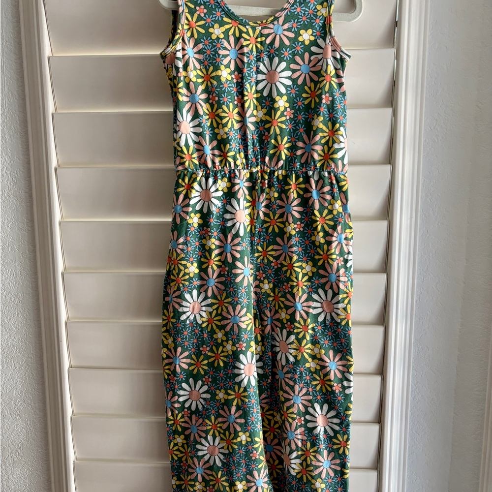 Floral Alice + Ames tank jumpsuit